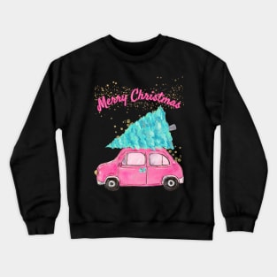 Pink Christmas Crewneck Sweatshirt